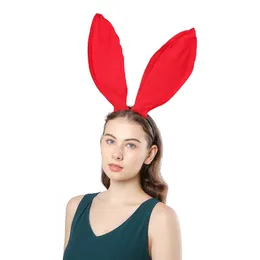 Halloween Polaire Bunny Girl Bande De Cheveux Masques De Fête Lapin Discothèque Oreilles Mignonnes Bandeau Anniversaire Performance Accessoires Coiffe Fournitures De Fête