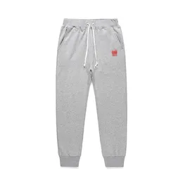 Tuta da uomo COMM DES GARCONS Abbigliamento da uomo Pantaloni elastici con lacci Cotton Play Abbigliamento da donna Lettera Pantaloni della tuta Cuore Tute sportive da uomo Pantaloncini Coprispalle lunghi grigi