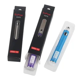 Nuovo design PRESSIONE TRE TONE PRESENTERE UGO V3 EGO EVOD 510 THREAT BATTERIA