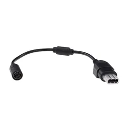 Black Breakaway Extension Cables Hantera adapterkabel för Xbox First Generation Console Controller Gaming Line