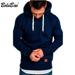 Bolubao Fashion Mens sweatshirt قميص طويل الأكمام الطويل الخريف هوديز عارضة بوي بلوزة العلامة التجارية الصلبة هوديز الذكور 220816