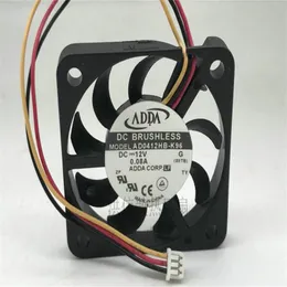 Wholesale fan: ADDA AD0412HB-K96 4006 DC12V 0.08A three-wire silent ultra-thin computer fan 4CM
