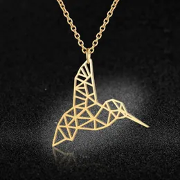 Pendant Necklaces Unique Hummingbird Necklace LaVixMia Italy Design 100% Stainless Steel For Women Super Fashion Jewelry Special GiftPendant