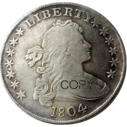 عملة الولايات المتحدة الأمريكية 1804 تمثال نصفي محرف نحاس فضي مملوء بالدولار