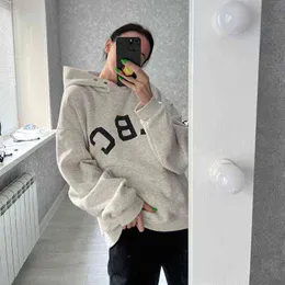 Büyük boy harajuku hoodie Amerikan sty vintage tter baskı sweatshirt kadınlar rahat spor giyim kentsel tembel oaf 22h0817