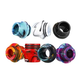 810 Stripe Epoxidharz Drip Tips Mundstück Neueste Wide Bore Driptip für 510 810 Zerstäuber Zubehör