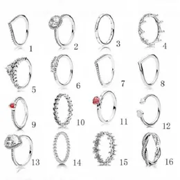 925 Sterling Silver Womens Diamond Ring Fashion Jewelry Högkvalitativa bröllopsengagemang för kvinnor
