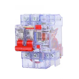 Switch Transparenta Switches DZ47S-63/1P 10/16/20/32/40/63A Circuit Breaker Leakage ProtectionSwitch