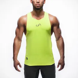 Men's Tank Tops Autumn Clothing Mens Gyms Stringer Bodybuilding Fitness Absorb Sweat Breathe Men Tanks Clothes Singlets Work OutMen's