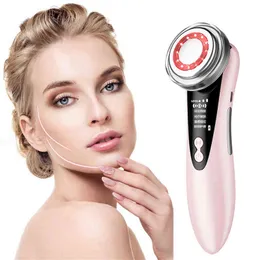 4 In 1 Beauty Device Red&blue Light Therapy Skin Rejuvenation Tightening Eye Care Facial Cleansing Face Lift Massager220429