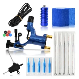 1pc Fashion Tattoo Exquisite Workmanship Kit Equipment Machine 5 Needles Tool Set Pen Maquiagem 220624