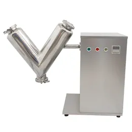 ZZKD 2L 5L Stainless Steel Blending Machine V-Type Mixer Laboratory Blender Mixer