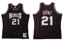 Custom Vlade Divac basketball Jersey S-6XL Mitchell Ness 2000-01 Mesh Hardwoods Classics retro version Men Women Youth jerseys