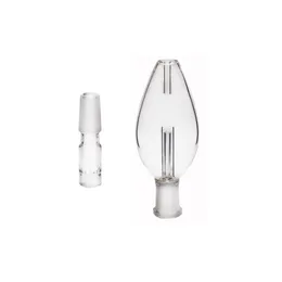 Osgree Raucherzubehör, 14 mm weibliches Glühbirnen-Bubbler-Glas mit Wasserpfeifen-Adapter-Werkzeug-Set für Arizer Solo 2 Air 2 Max