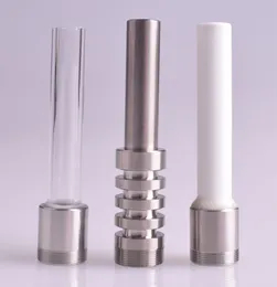Rökning Glasrör Tillbehör 510 Tråd Titanium Quartz Keramiska Tips Naglar för Mini Micro Nectar Collector V4 Kit