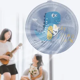 Elektrik Fan Kapağı Anti-Pinch El Çocuk Koruma Net Toz Kapak Karikatür Her Şey Dahil Güvenlik Dairesel Net-Cover