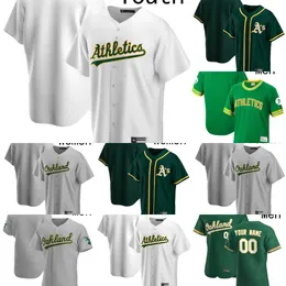 Jerseys de beisebol homens mulheres jovens Oakland 12 Sean Murphy 5 Tony Kemp 26 Sheldon Neuse 17 EIS Andrus 15 Seth Brown 20 Cristian Pache Athletics