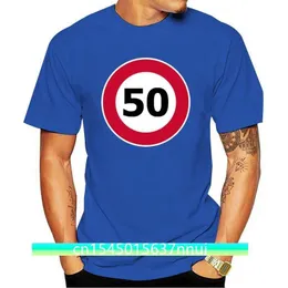 PRINT Funny 50 Speed ​​Limit Funny T Shirt Men and Women Army Green Goalty Temale Tshirts أحجام كبيرة من القطن كاريكاتير البوب ​​Top Te 220702