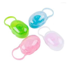 Förvaringslådor BINS 4st Bärda barn Spädbarn Födda PACIFIER Nippel Case Holder Box för resor utomhus