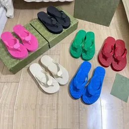 Designer skor skum runner flip flops tofflor designer äkta läder clip fötter europeiska tiger linjer skor lux-ury beach inomhus gummi sula klassiker stilig 49qg #