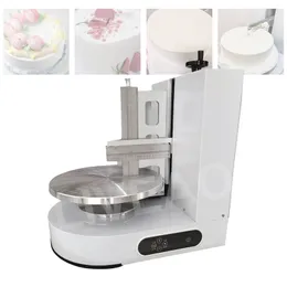 Semi Automatic Kitchen Birthday Cake Spreading Machine Cake Plastering Cream Layer Filling Decorating Maker