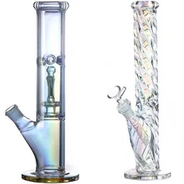 hookahs glass beaker bongs dazzling color downstem perc 12inch tall