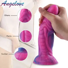 Nxy Dildos GodeMich Monstre 7.5 Puces pnis Norme Doux ET Sexy Masturbateur Fminin Ventouse Liqui Silicone Джоки налейте Femmes 0328