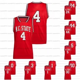 CEOA3740 Custom NC State Wolfpack Jersey 2022 NCAA College Basketball 4 Jericole Hellems 24 T.J. Уоррен 14 Кейси Морселл 1 Дереон Сиброн 44 Дэвид