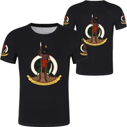 Vanuatu t gömlek adı numarası vut t shirt 0 giyim baskı diy ücretsiz özel yapım tshirts solunantı 3d 4xl 5xl büyük boy 6xl jersey 220615