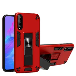 Phone Cases For Samsung S20FE A12 A02 A03 A32 A52 A72 S21 F62 M62 With TPU&PC Unbreakable Car Bracket Protective Multi-material Super Anti-Drop Camera Protection Cover