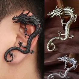 Dragon Ear Clip Vintage Punk Jewelry Accessories Earrings for Women and Men Clip on Earrings Boucle Oreille Femme Party GC1177