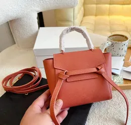 Designer mini sacos de cinto pico woman minúscula bolsa de ombro bolsa de bolsa de bolsa de moda clássica estilo 2022 Multi cores AAA Qualidade