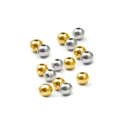 Edelstahlperlen 4mm 5mm 6mm 8mm 10mm 12mm Lose Spacer Bastelperlen für Schmuck DIY