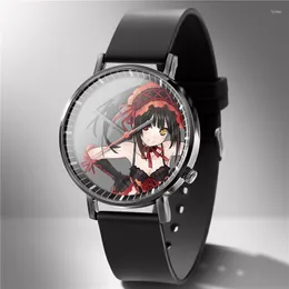 Wristwatches 2022 Japanese Anime DATE A LIVE Wristwatch For Women Watch Watches Quartz Female Clock Brithday Gifts PM02