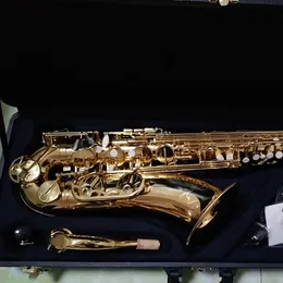9937 Originalstruktur Professionell B-Tune Tenor Saxofon mässing Guldpläterad professionell klass Tone Tenor Sax Jazz Instrument