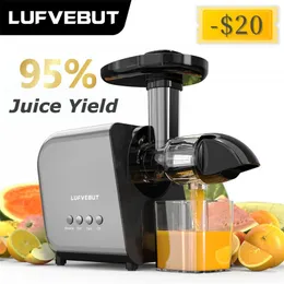 Lufvebut Slow Juicer 200W الطاقة الخضار والفواكه Squeezer High Nutrition Orange Lemon Electric Electract Slow Juicer 220707