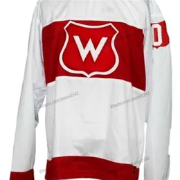 Nikivip Custom Retro Montreal Wanderers Hockey Jersey zszyte białe S-4xl Dowolne nazwisko i numer najwyższej jakości koszulki