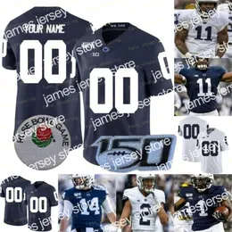 Neues 2021 PSU Penn State Football Jersey NCAA College Sean Clifford Saquon Barkley Noah Cain Trace McSorley Marcus Allen Jahan Dotson KeAndre