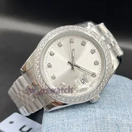 Reloj para mujer Relojes automáticos de diseño de lujo para hombres Relojes Anillo de hielo de alta calidad 41 mm 36 m 31 mm 28 mm Cristal de zafiro resistente al agua Pulsera de acero inoxidable 904L