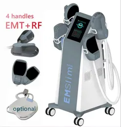 عالية التكنولوجيا تشكيل EMSLIMS مع RF HI-EMT EMS EMS الكهرومغناطيسي تحفيز العضلات الدهون حرق الحرق معدات إزالة نحت النحت