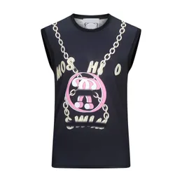 luxury Summer Men Sports T Shirt Vest Fashion Designer High Quality Camouflage Pattern Sleeveless Tees Asian Size M-3XL