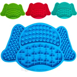 Lick Pad Mat para cães, gatos, alimentador lento para cães, pet, alimentadores lentos, tigela, gel de sílica de qualidade alimentar, não contém BPA, placa de treinamento não tóxica segura, atacado J03