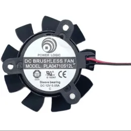 Wholesale fan: PLA04710S12L 12V 0.05 A two-wire all-in-one radiator fan silent equilateral hole spacing 25MM diameter 36