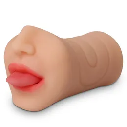 Skönhetsartiklar sexiga leksaker för män konstgjorda fitta riktiga vagina onani mjuk pinne munnen avsugning manlig onanator sexigitoys realistiska muntliga