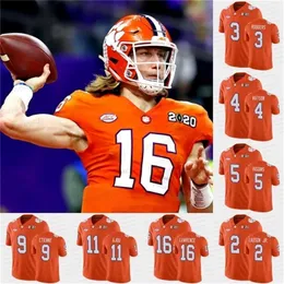 UF Ceomit Drew Swinney Jersey Jackson Carman Mason Trotter Nyles Pinckney Trevor Lawrence Bryan Bresee Travis Etienne Orange 2020 Kolej Futbolu