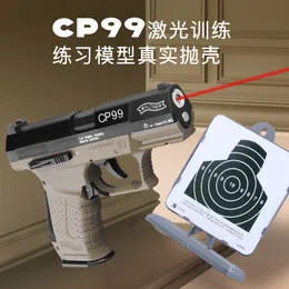 CP99 Laser Blowback Toy Pistol Blaster med Shells Launcher Model Cosplay för vuxna pojkar utomhus