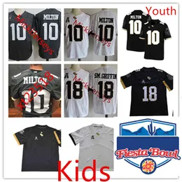 XFLSP College McKenzie Milton Jersey Custom UCF Knights Stitched Football Jersey 18 Shaquill Griffin Jerseys 23 Jaiden Francois 22 Damarius Bra