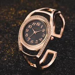 Luxus Frauen Mode Uhr Damen Rose Gold Uhren Für Armband Armbanduhr Uhr Zegarek Damski Relogio Feminino