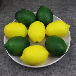 Вечеринка поставки мини -искусственные лимонные фрукты и овощи.