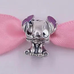 Pandora biżuteria Making Zestaw 925 Srebrny srebrny łańcuch Braclet Bead Bangle Disny Lilo Stitch Charm Naszyjnik